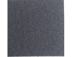 Carpete em Placa Beaulieu - Santiago 0,50 x 0,50 - Polipropileno Cinza Escuro 
