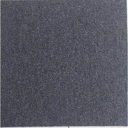 Carpete em Placa Beaulieu - Santiago 0,50 x 0,50 - Polipropileno Cinza Escuro 